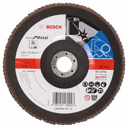 Bosch Лепестковый шлифкруг 180 мм, 22,23 мм, 40 [2608606737]