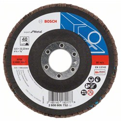 Bosch Лепестковый шлифкруг 115 мм, 22,23 мм, 40 [2608606752]