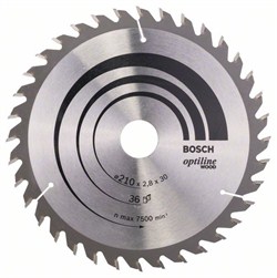 Пильный диск Bosch Optiline Wood 210 x 30 x 2,8 mm, 36 [2608640622]