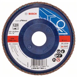 Bosch Лепестковый шлифкруг 115 мм, 22,23 мм, 120 [2608607364]