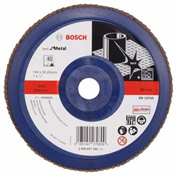Bosch Лепестковый шлифкруг 180 мм, 22,23 мм, 40 [2608607342]