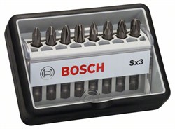 Набор Bosch Robust Line из 8 насадок-бит Sx Extra Hart 49 mm, 8tlg. [2607002558]