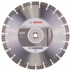 Алмазный отрезной круг Bosch Best for Concrete 350 x 20,00+25,40 x 3,2 x 15 mm [2608602658]