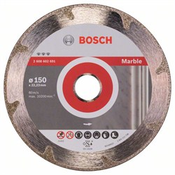 Алмазный отрезной круг Bosch Best for Marble 150 x 22,23 x 2,2 x 3 mm [2608602691]