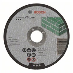 Отрезной круг, прямой, Bosch Standard for Stone C 30 S BF, 125 mm, 22,23 mm, 3,0 mm [2608603178]