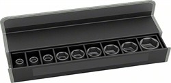 Bosch Набор головок для торцовых ключей 9 предм. 63 мм; 7, 8, 10, 12, 13, 15, 16, 17, 19 мм [2608551099]
