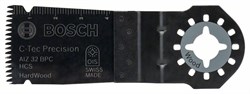 Погружное пильное полотно Bosch HCS Precision AIZ 32 BPC, Hard Wood 40 x 32 mm [2608662361]