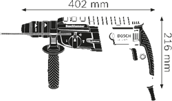 Перфоратор с патроном Bosch SDS-plus GBH 2-28 F [0611267600] - фото 59721