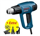 Bosch Технический фен GHG 660 LCD + набор переходников (сопла) + кембрики 0601944302
