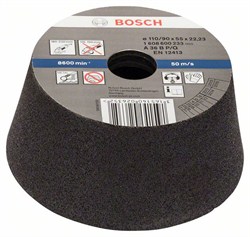 Bosch Чашечный шлифкруг, конусный, по металлу/литью 90 mm, 110 mm, 55 mm, 36 [1608600233]