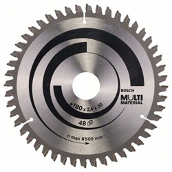 Пильный диск Bosch Multi Material 180 x 30/20 x 2,4 mm, 48 [2608640507]