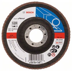 Bosch Лепестковый шлифкруг 115 мм, 22,23 мм, 120 [2608607346]