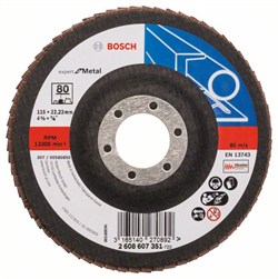 Bosch Лепестковый шлифкруг 115 мм, 22,23 мм, 80 [2608607351]