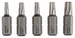 Набор из 5 насадок-бит Bosch Extra Hart (Torx&#174;) T 10; T 15; T 20; T 25; T 30; 25 mm [2607001768]