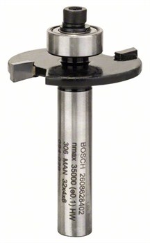 Плоская пазовая фреза 8 mm, Bosch D1 32 mm, L 4 mm, G 51 mm [2608628402]