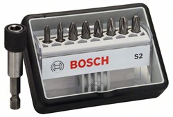 Набор Bosch Robust Line из 8+1 насадок-бит S Extra Hart 25 mm, 8+1tlg. [2607002561]