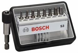 Набор Bosch Robust Line из 8+1 насадок-бит S Extra Hart 25 mm, 8+1tlg. [2607002562]