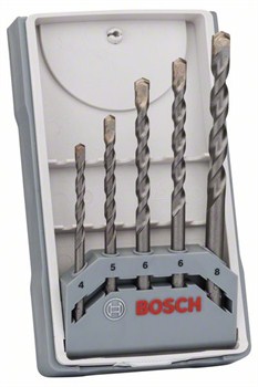 Набор из 5 сверл по бетону Bosch CYL-3 4; 5; 6; 6; 8 mm [2607017080]
