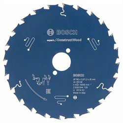 Пильный диск Bosch Expert for Construct Wood 190 x 30 x 2,0 mm, 24 [2608644139]